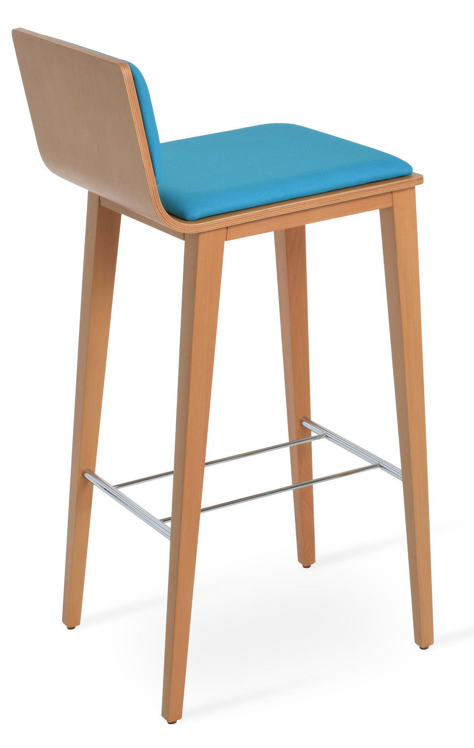 Corona  Wood Bar Stool.