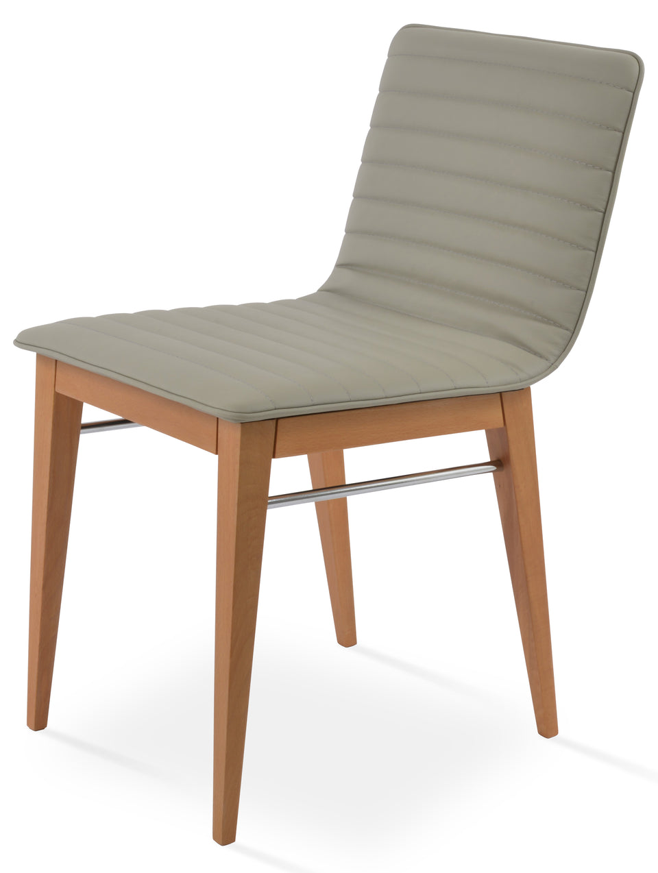 Corona Wood Dining Chair Full Upholstery.
