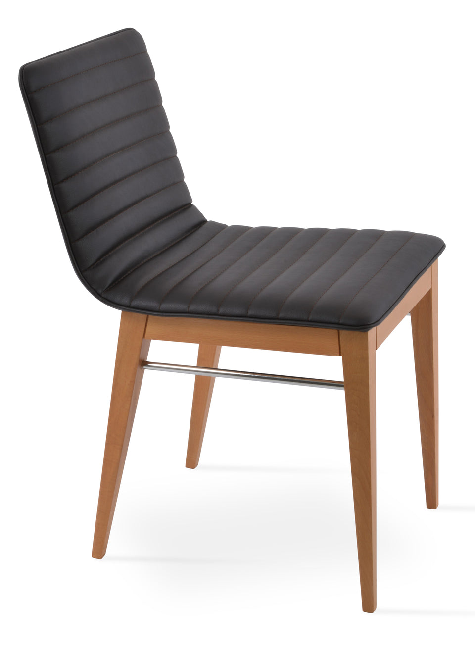 Corona Wood Dining Chair Full Upholstery.