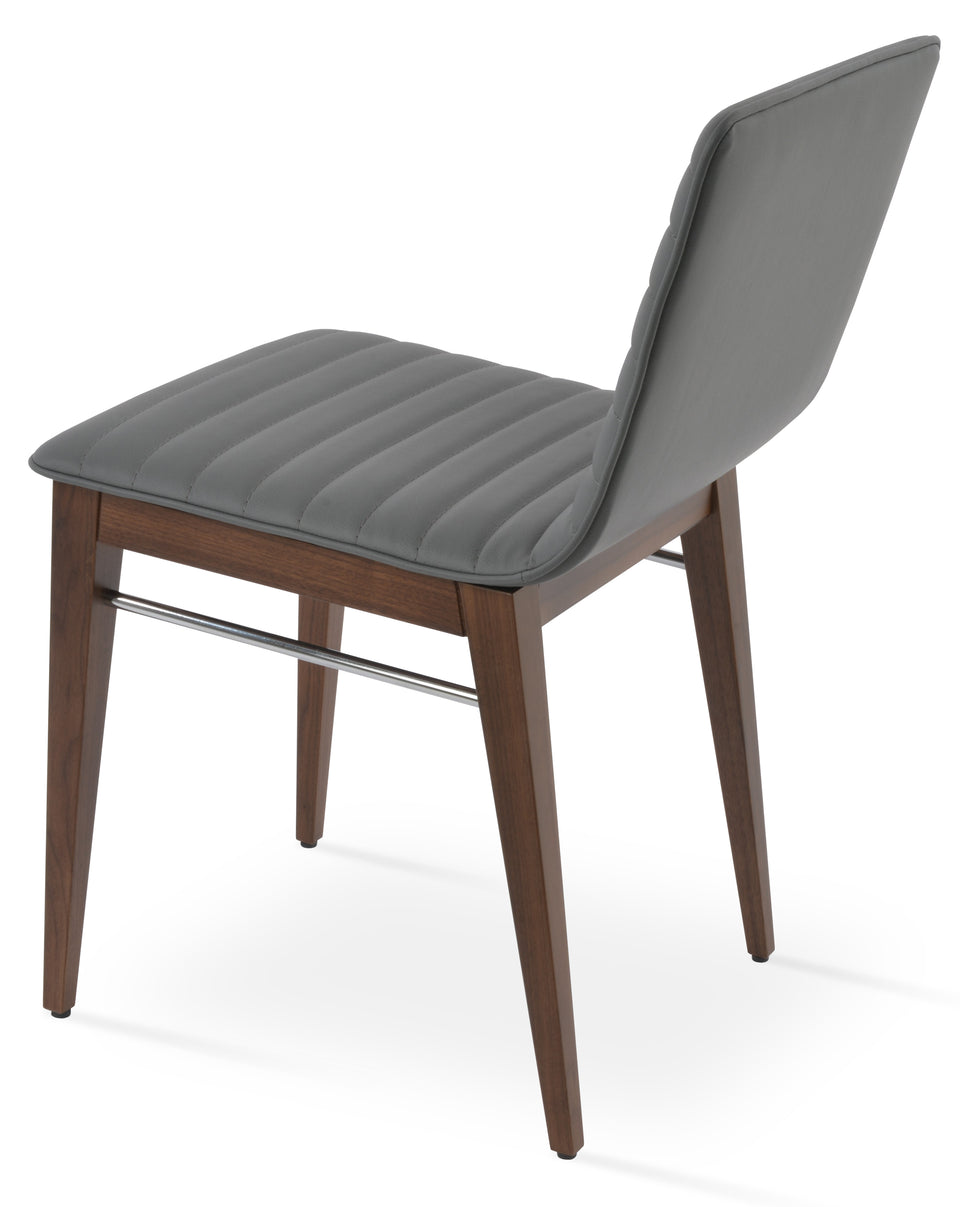 Corona Wood Dining Chair Full Upholstery.
