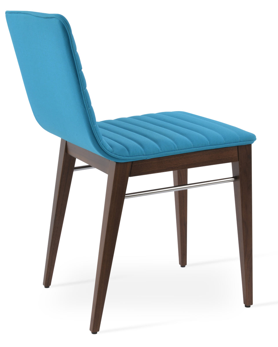 Corona Wood Dining Chair Full Upholstery.