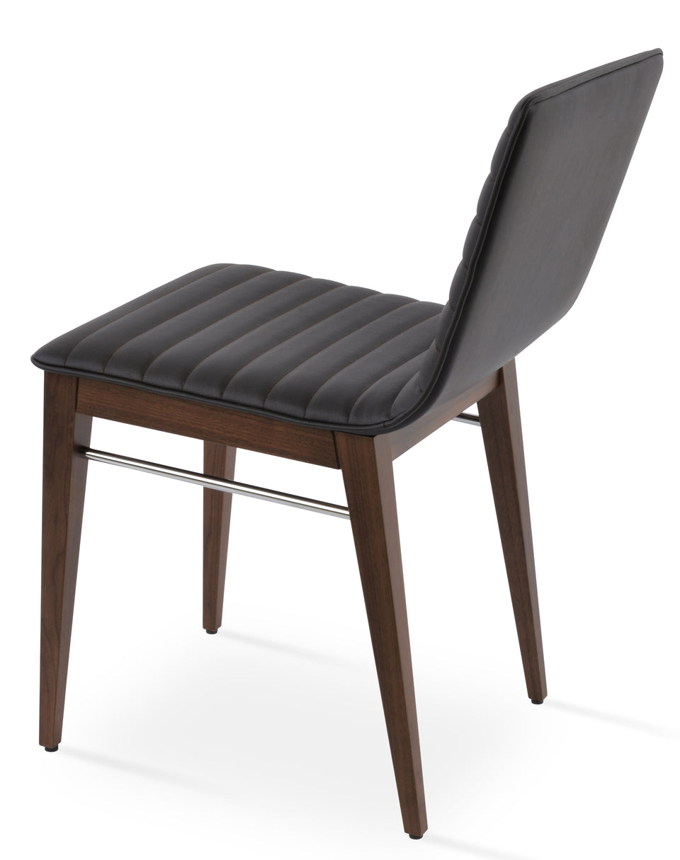 Corona Wood Dining Chair Full Upholstery.