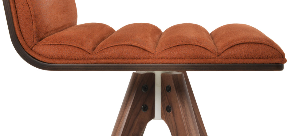 Corona Pyramid Swivel Comfort Bar Stool.