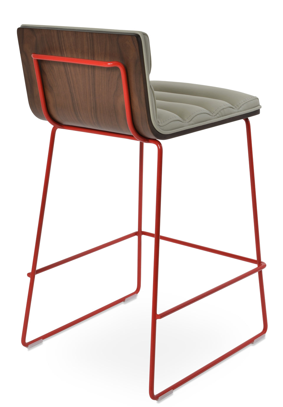 Corona Handle Back Wire Comfort Bar Stool.