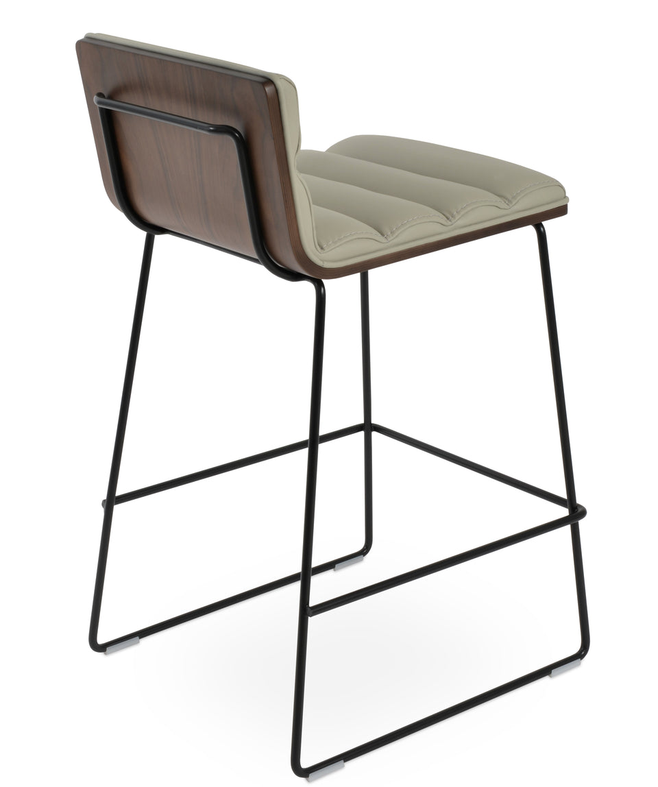 Corona Handle Back Wire Comfort Bar Stool.