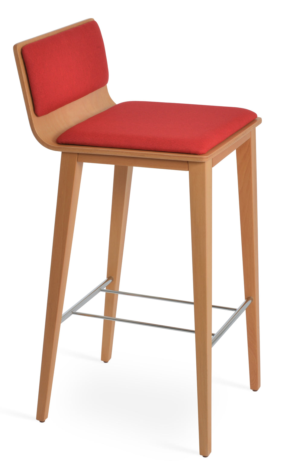 Corona  Wood Bar Stool.