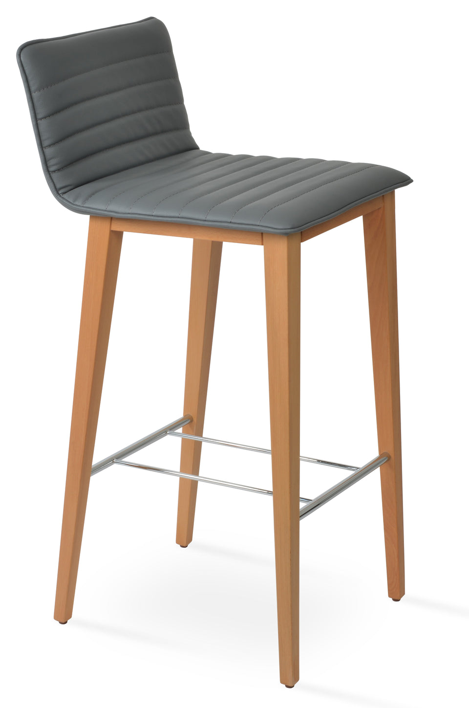 Corona  Wood Bar Stool.