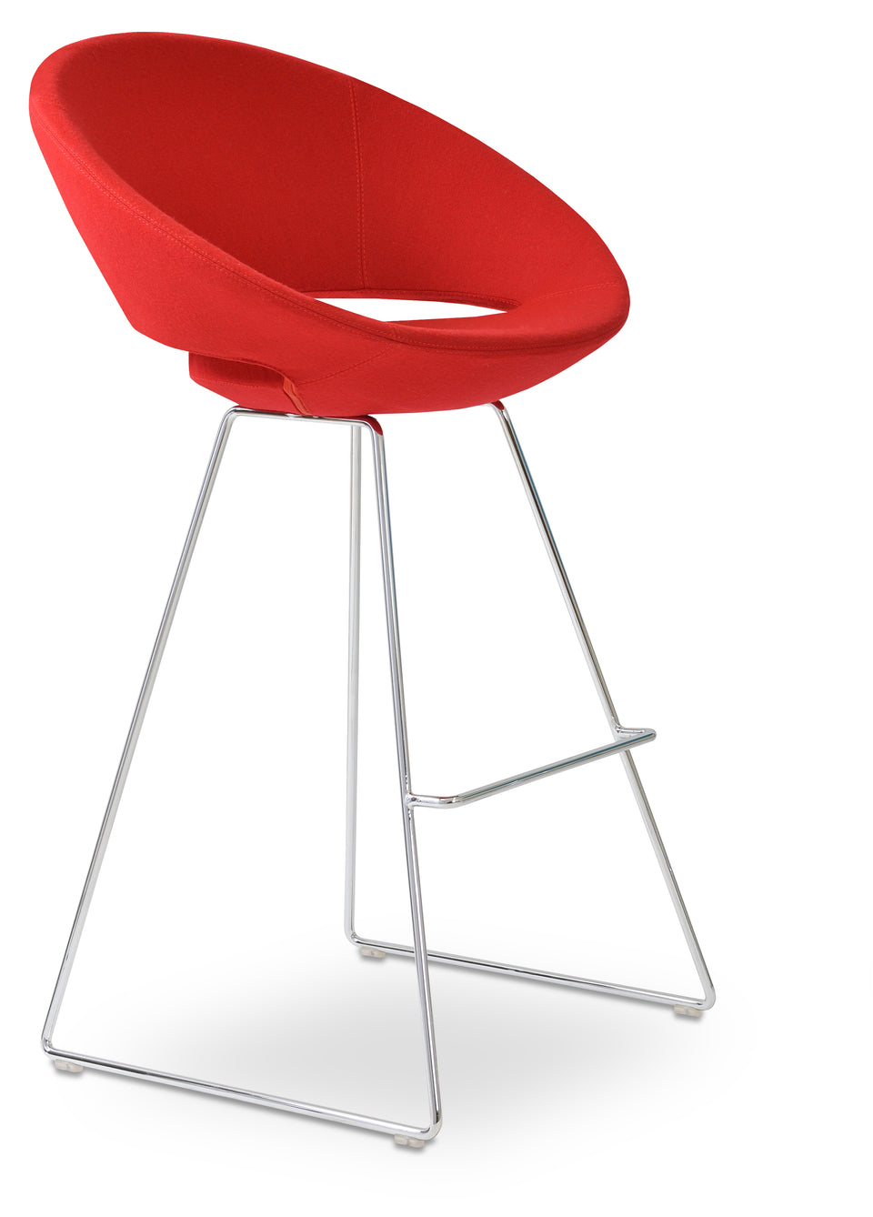 Crescent Wire Bar Stool.