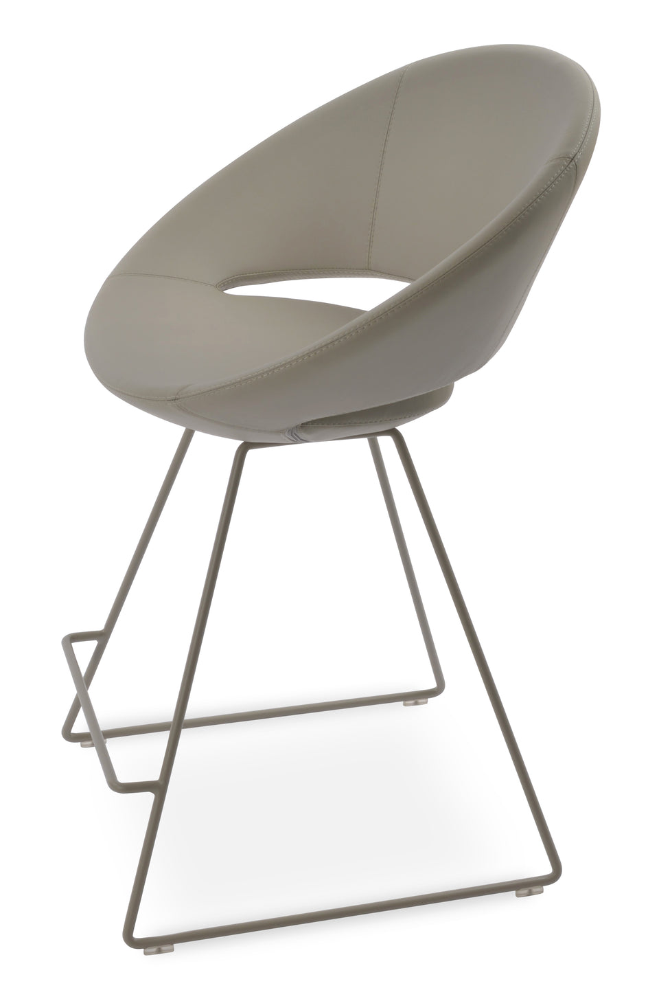 Crescent Wire Bar Stool.