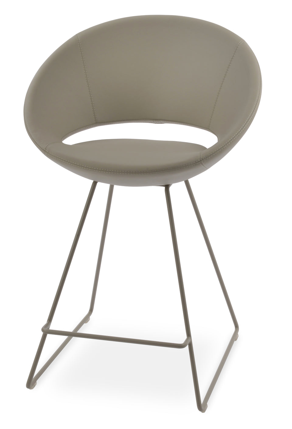 Crescent Wire Bar Stool.
