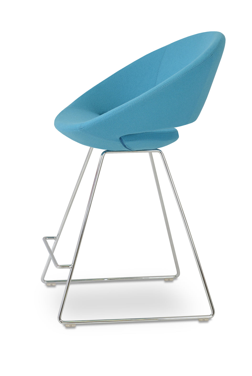 Crescent Wire Counter Stool.