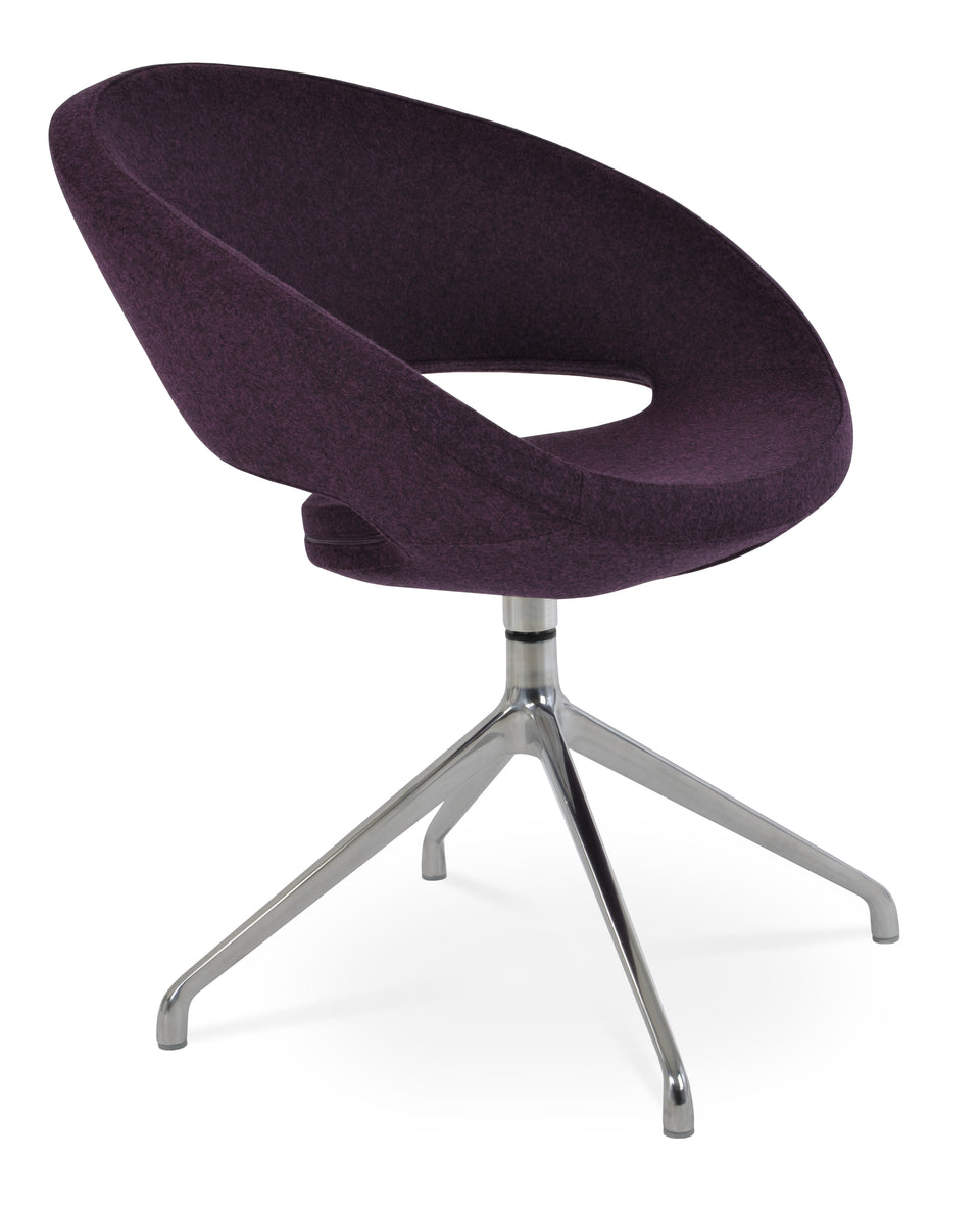 Crescent Spider Swivel Chair.