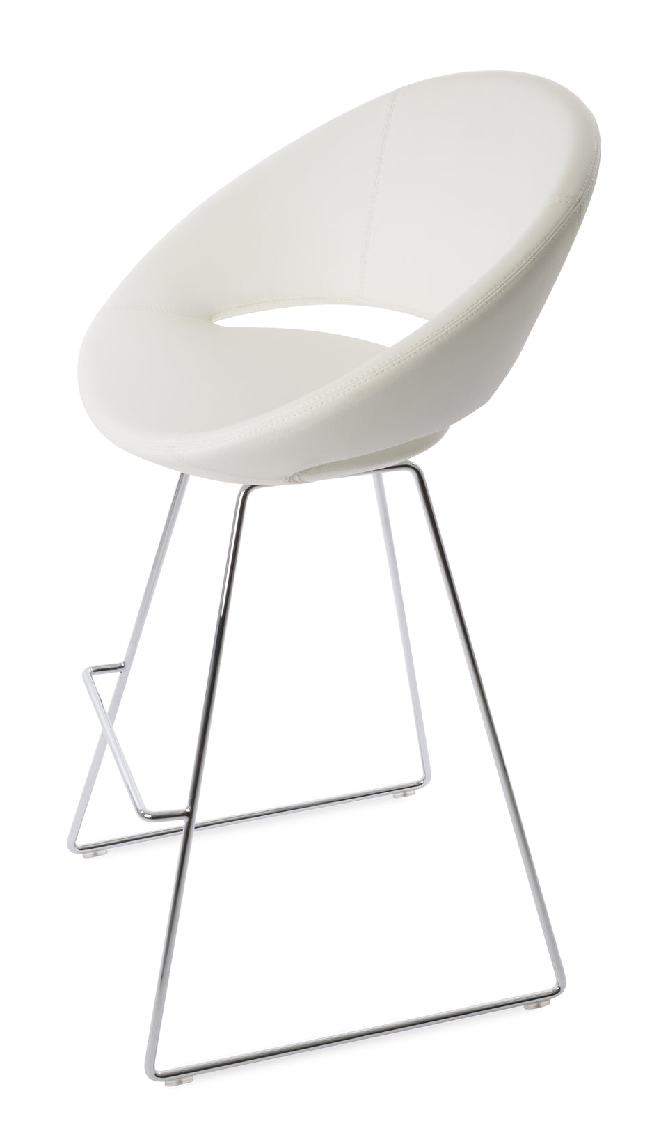 Crescent Wire Bar Stool.