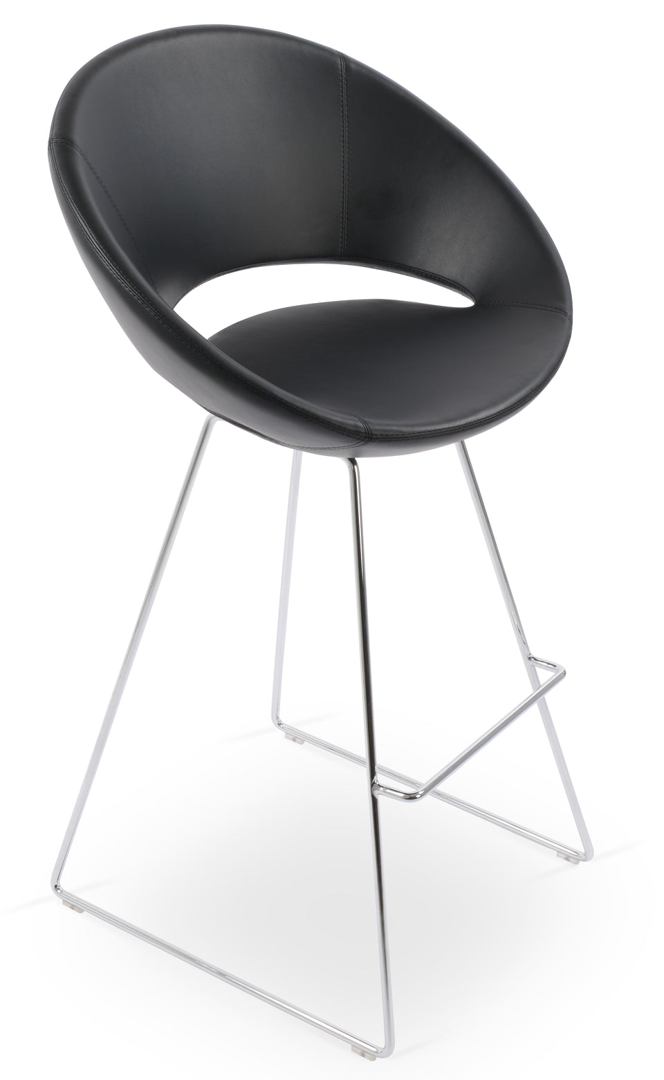 Crescent Wire Bar Stool.