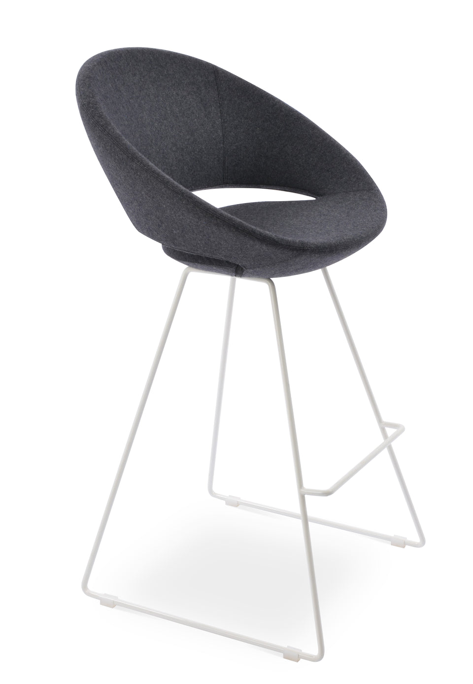 Crescent Wire Bar Stool.