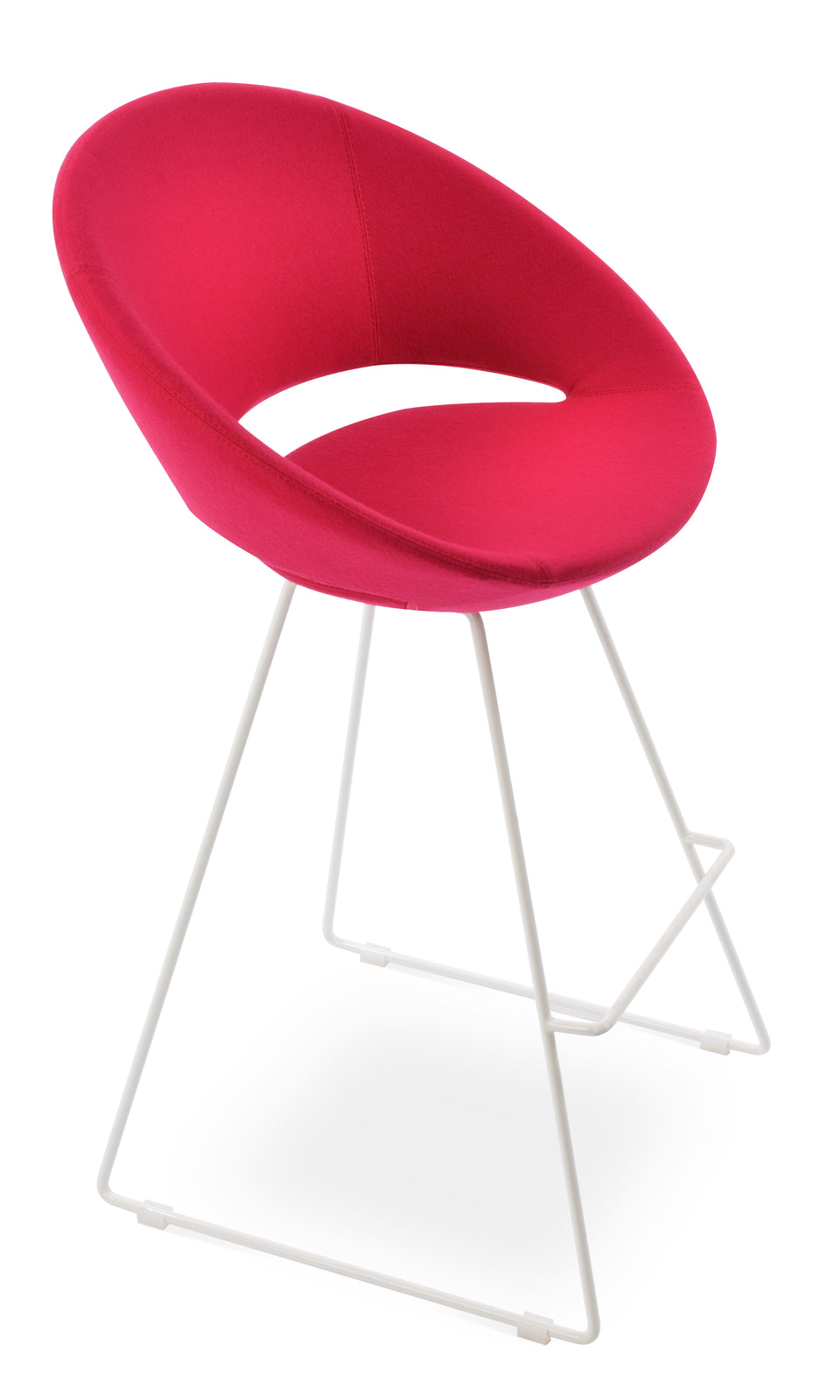 Crescent Wire Bar Stool.