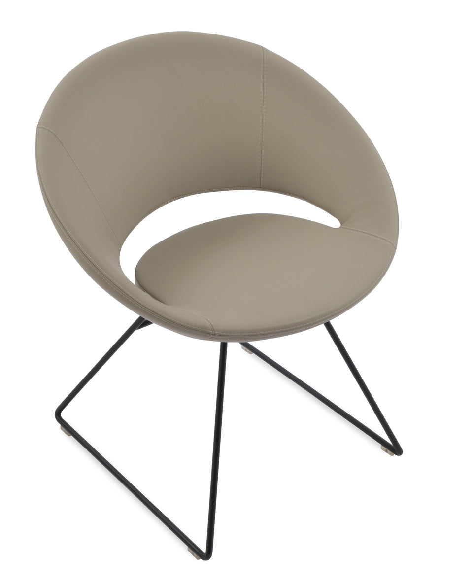 Crescent Wire Chair.