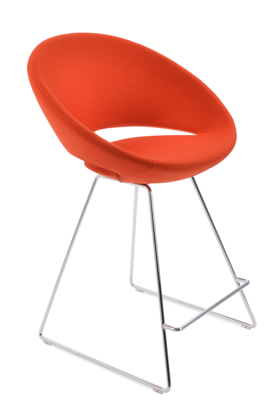 Crescent Wire Bar Stool.
