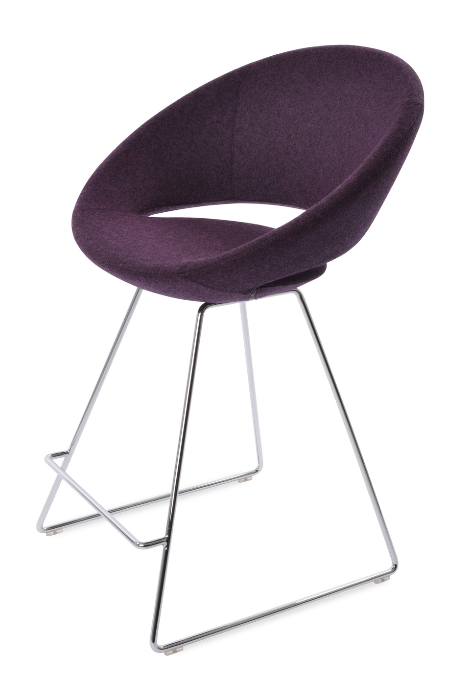 Crescent Wire Bar Stool.