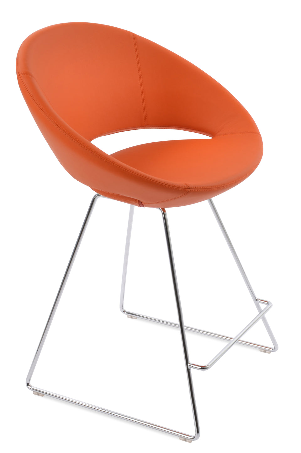 Crescent Wire Bar Stool.