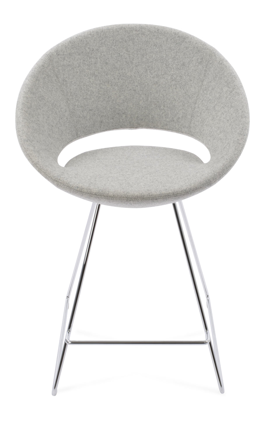 Crescent Wire Bar Stool.