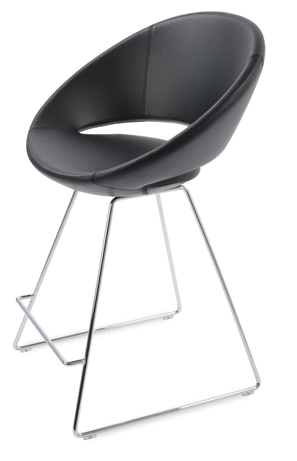 Crescent Wire Bar Stool.