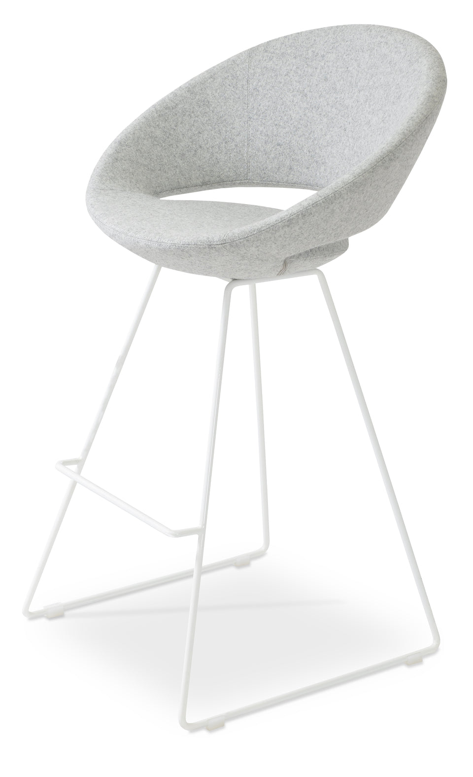 Crescent Wire Bar Stool.