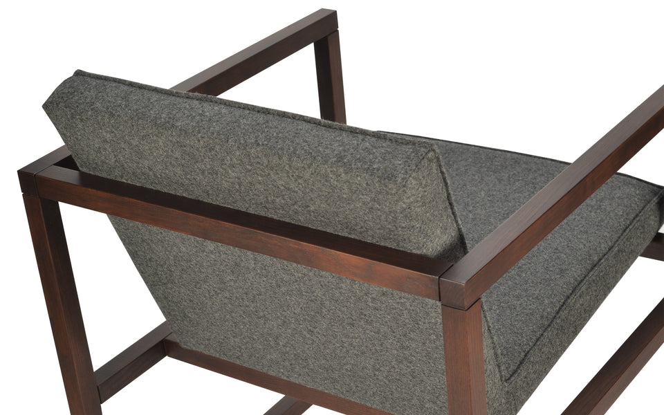 Cube Wood Lounge Armchair.