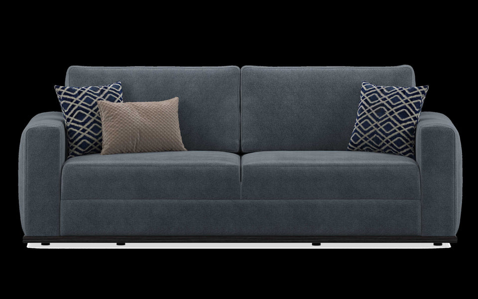 US Carino 3 Seater Sofa Bed - Navy Blue