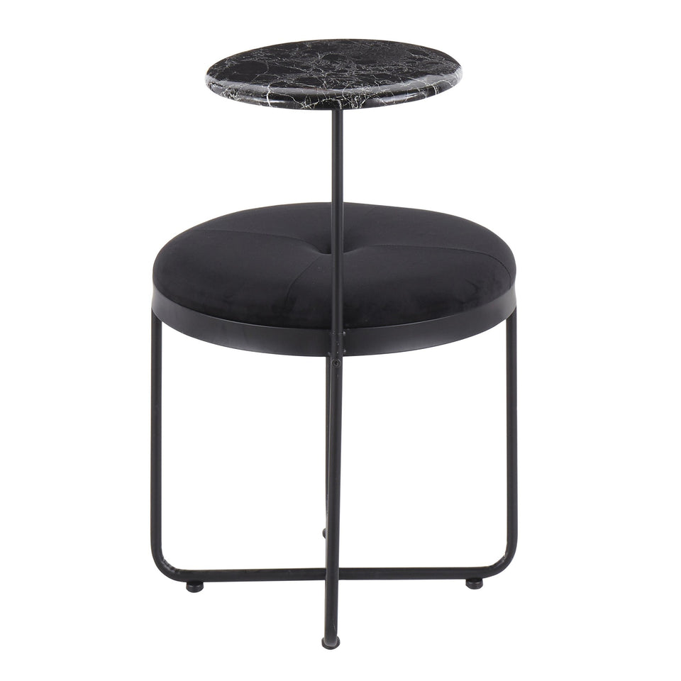 Cosmo Ottoman Side Table.