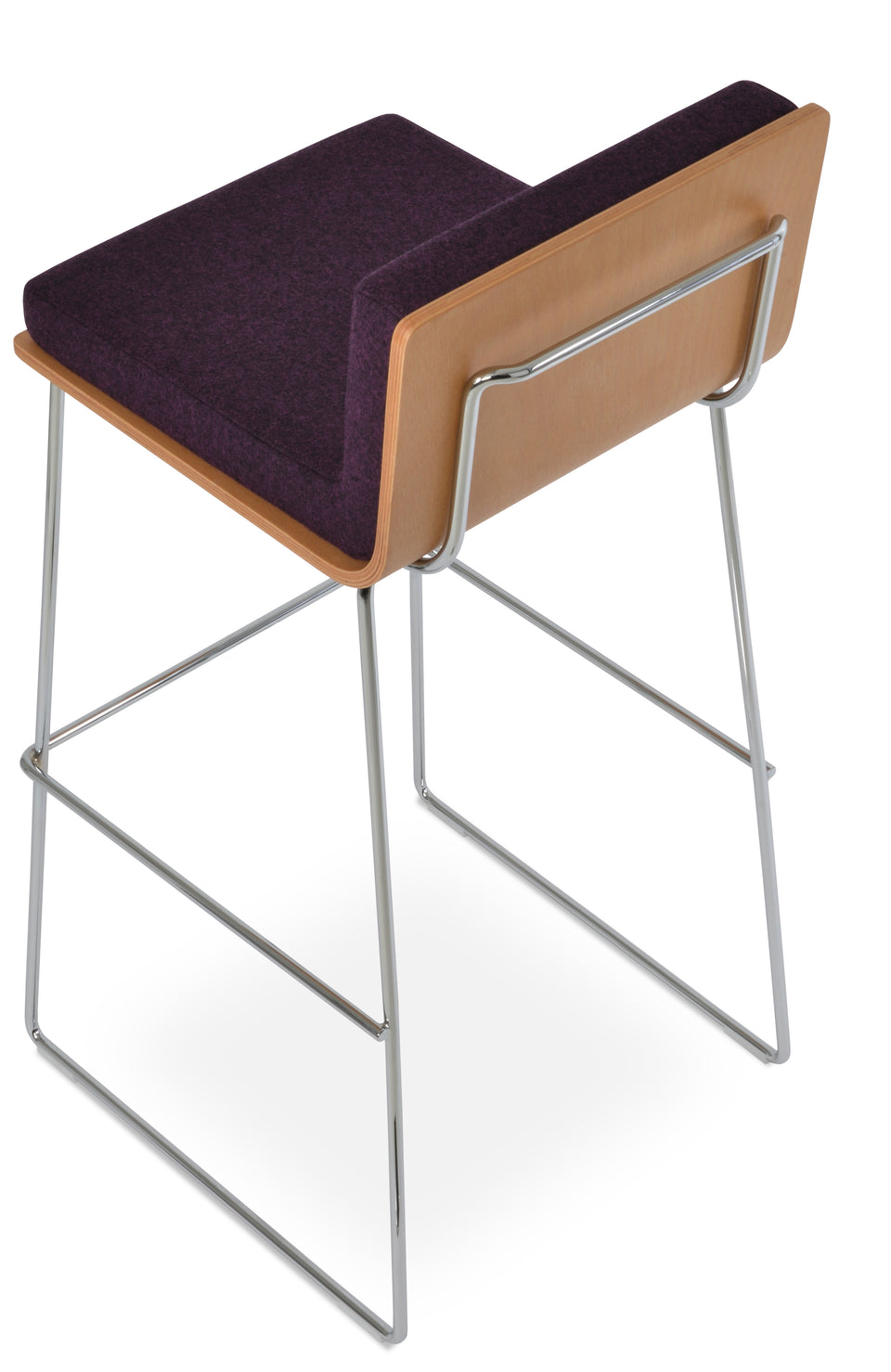 Dallas Pl Handle Back Wire Bar Stool.