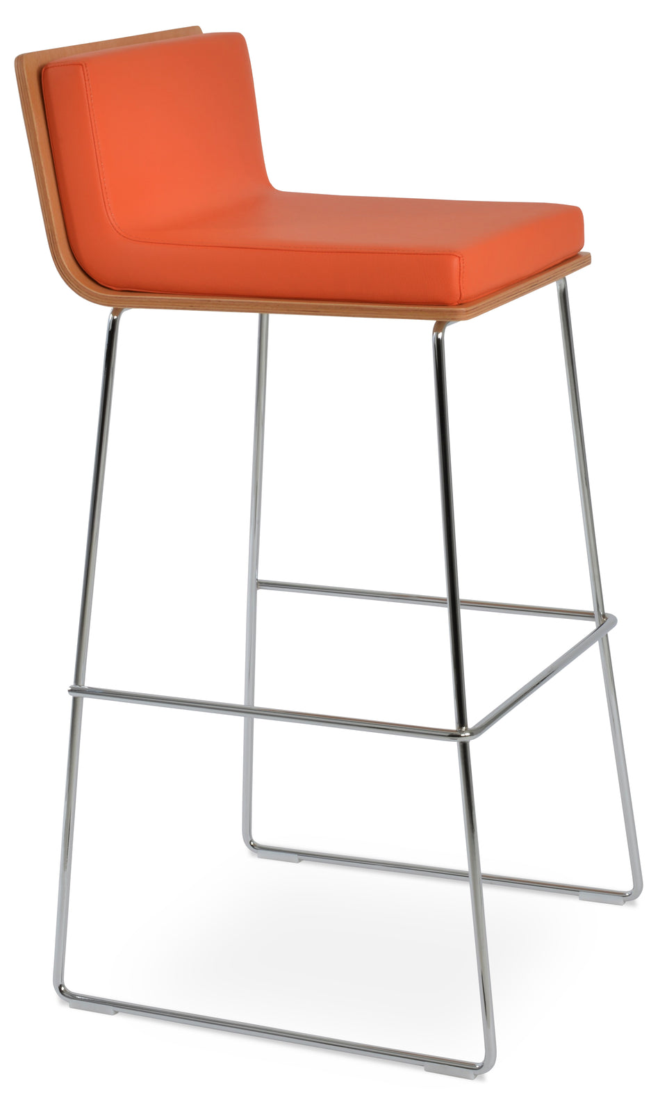 Dallas Pl Handle Back Wire Bar Stool.