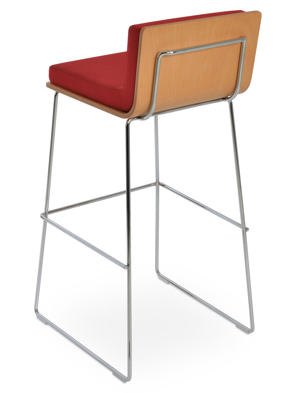 Dallas Pl Handle Back Wire Bar Stool.