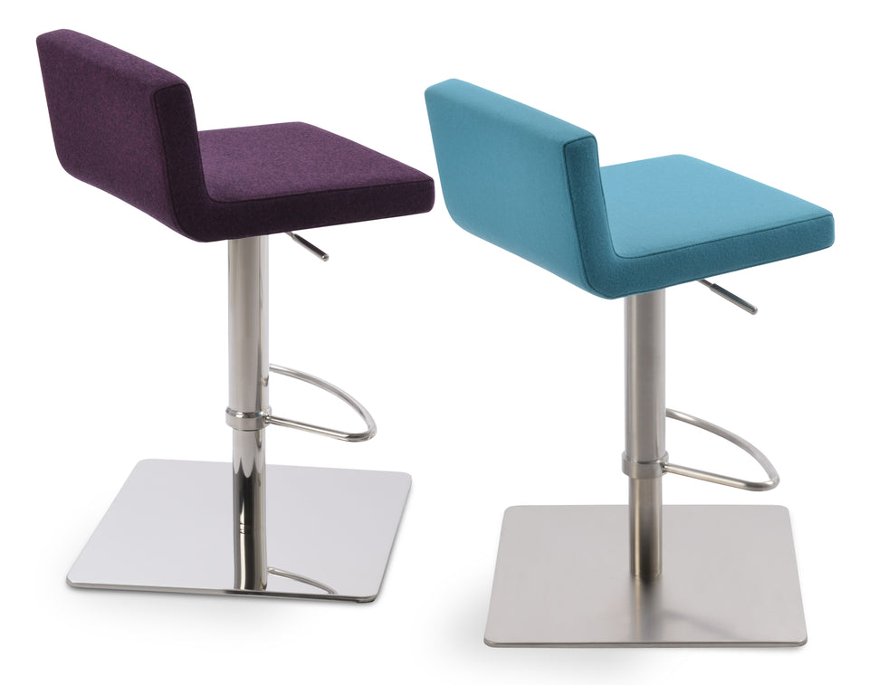 Dallas Piston Square Base Stool.