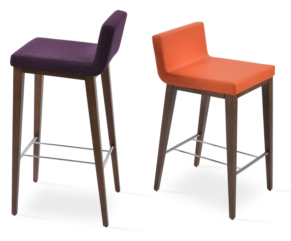 Dallas Wood Counter Stool.