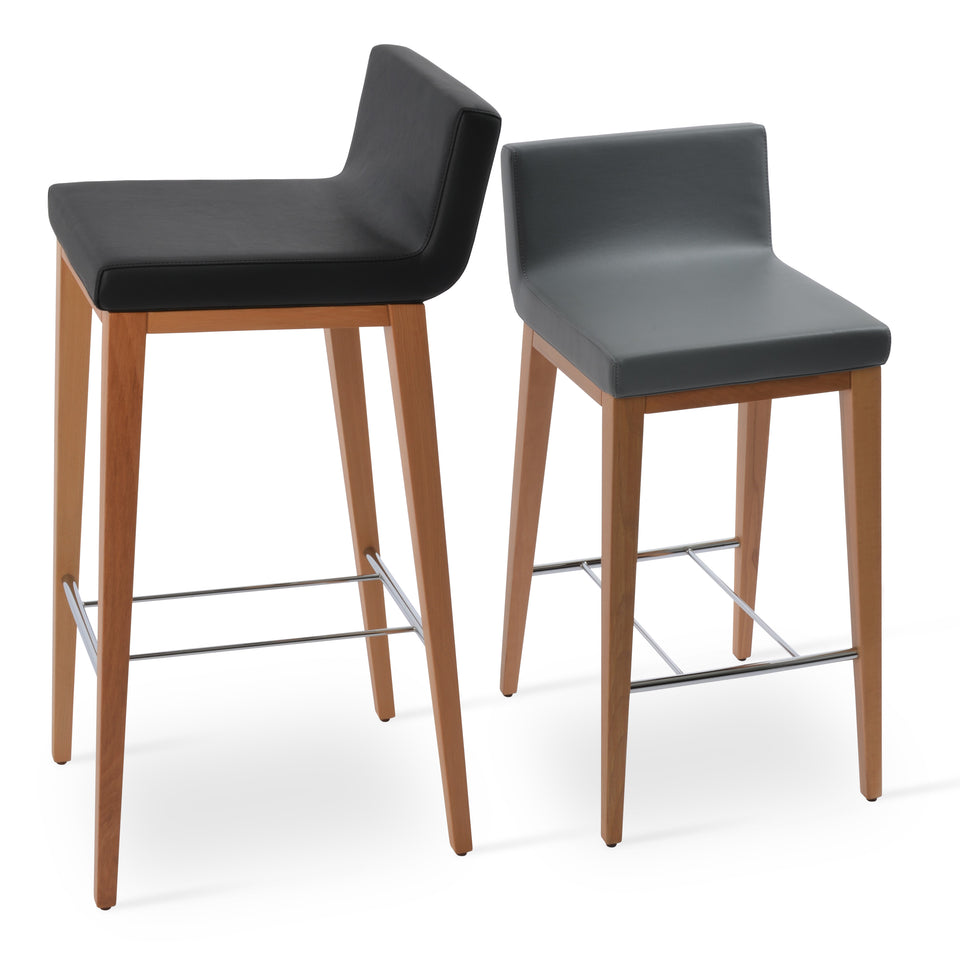 Dallas Wood Counter Stool.