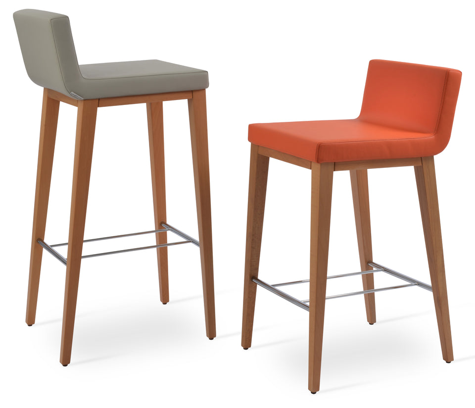 Dallas Wood Counter Stool.
