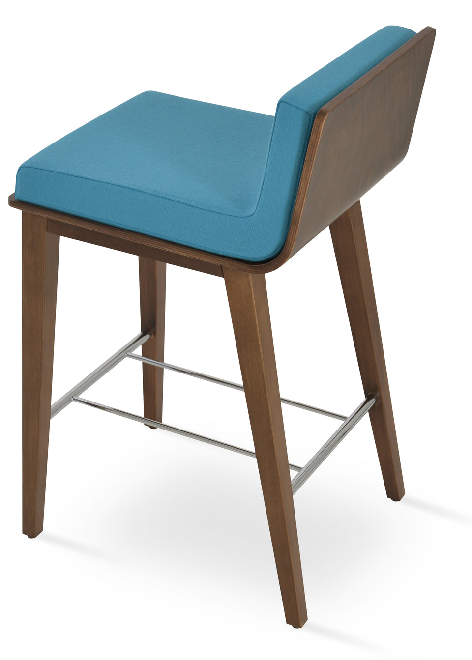 Dallas Pl Wood Counter Stool.