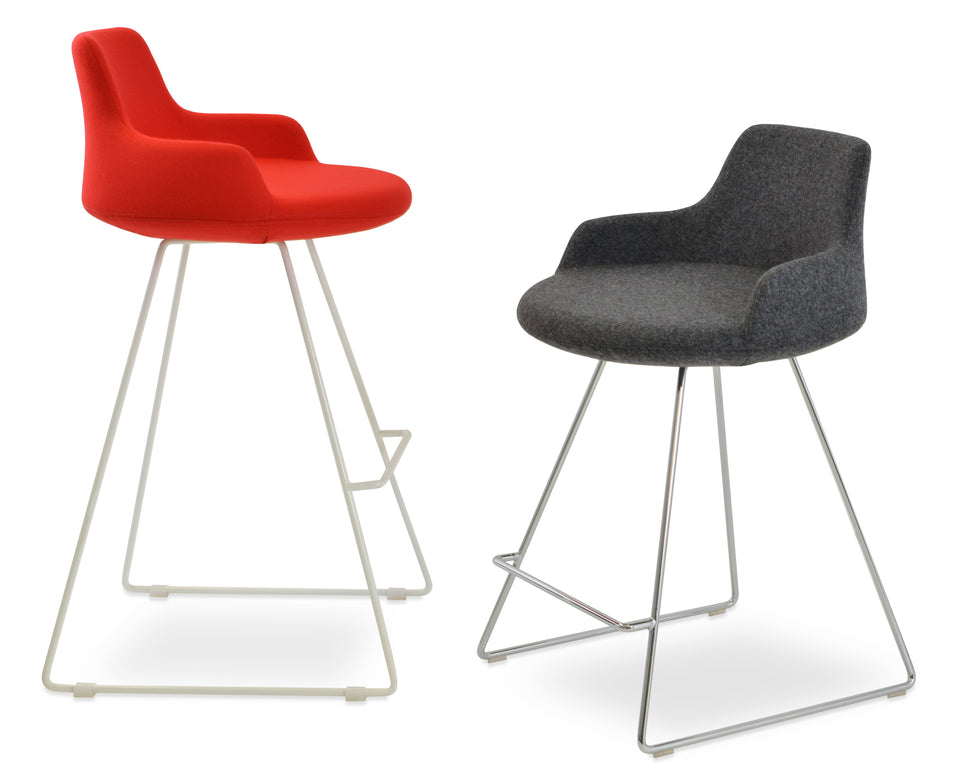 Dervish Wire Counter Stool.