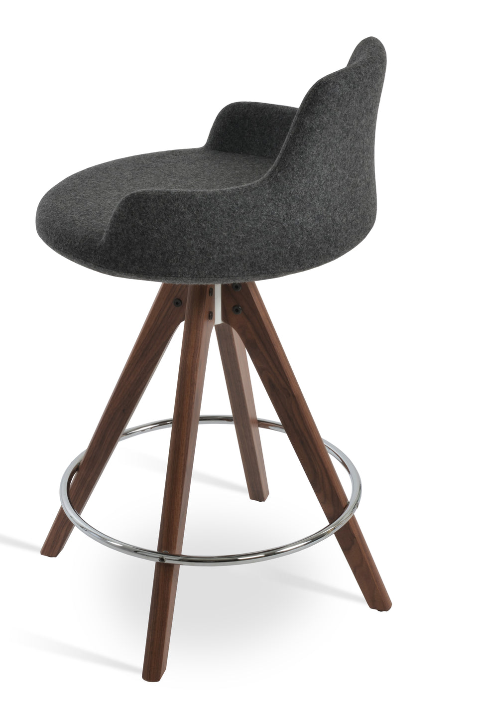 Dervish  Pyramid Swivel Counter Stool.