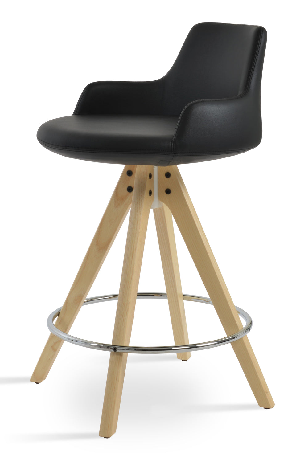 Dervish  Pyramid Swivel Counter Stool.