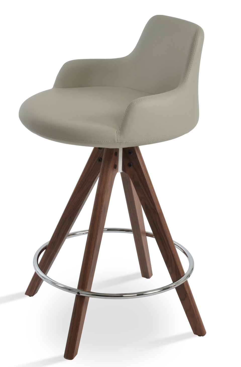 Dervish  Pyramid Swivel Counter Stool.