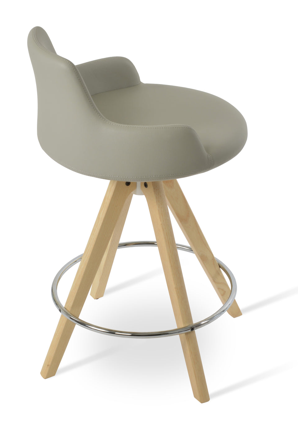 Dervish  Pyramid Swivel Counter Stool.