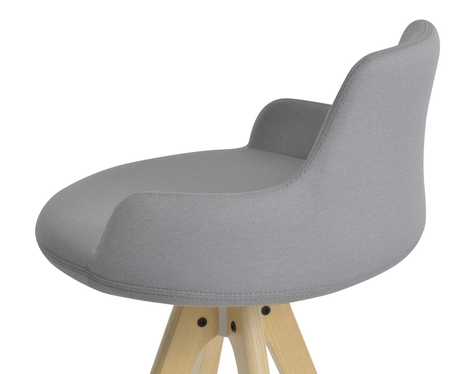 Dervish  Pyramid Swivel Counter Stool.