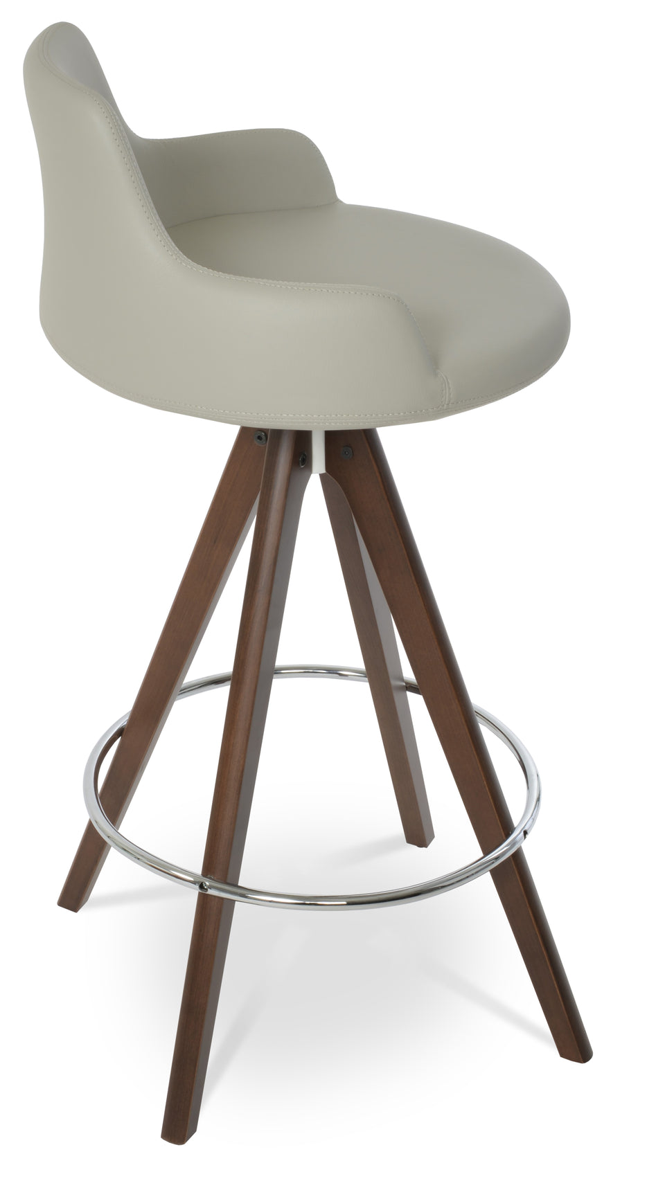 Dervish  Pyramid Swivel Counter Stool.
