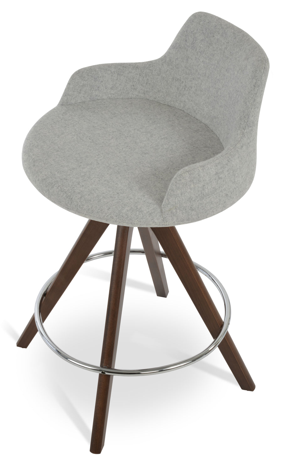 Dervish  Pyramid Swivel Counter Stool.