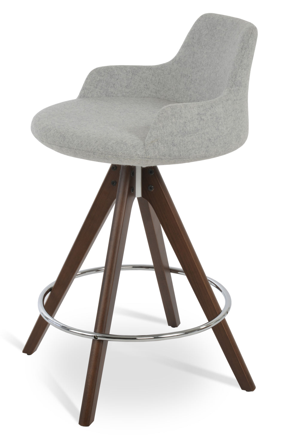 Dervish  Pyramid Swivel Counter Stool.