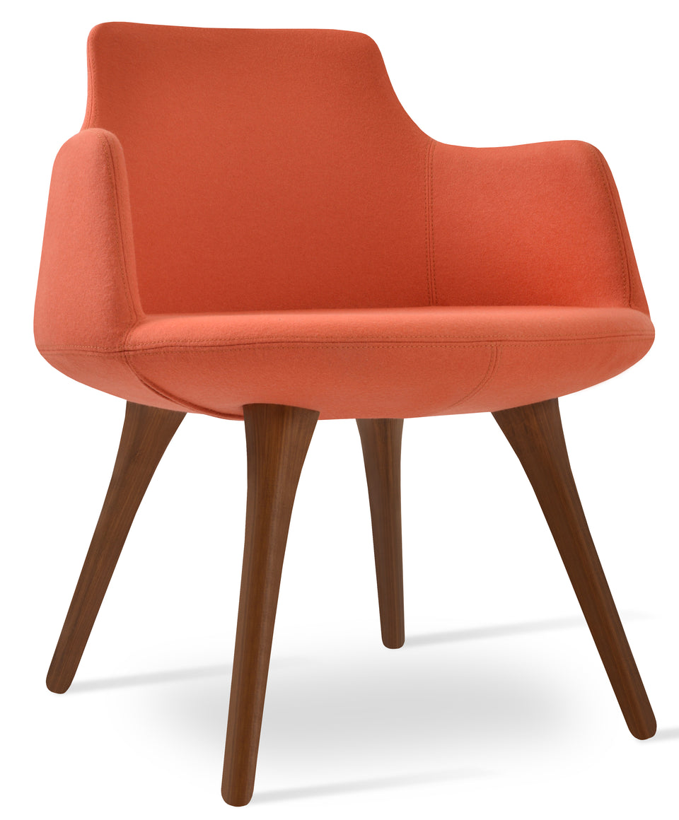Dervish Wood Dining Chair.