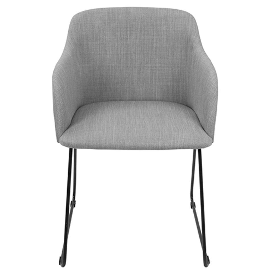 Daniella Sleigh Chair - Set of 2.