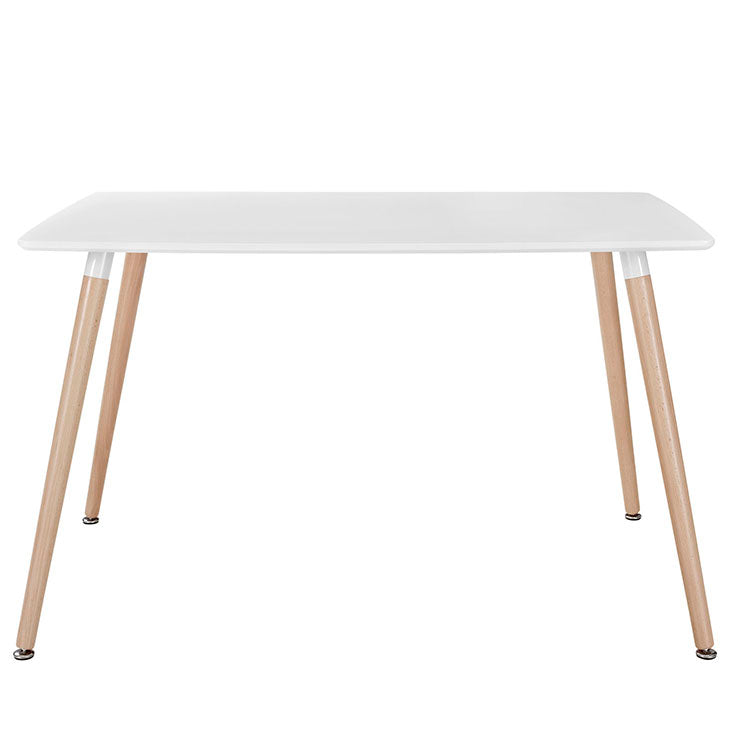 FIELD RECTANGLE DINING TABLE IN WHITE.
